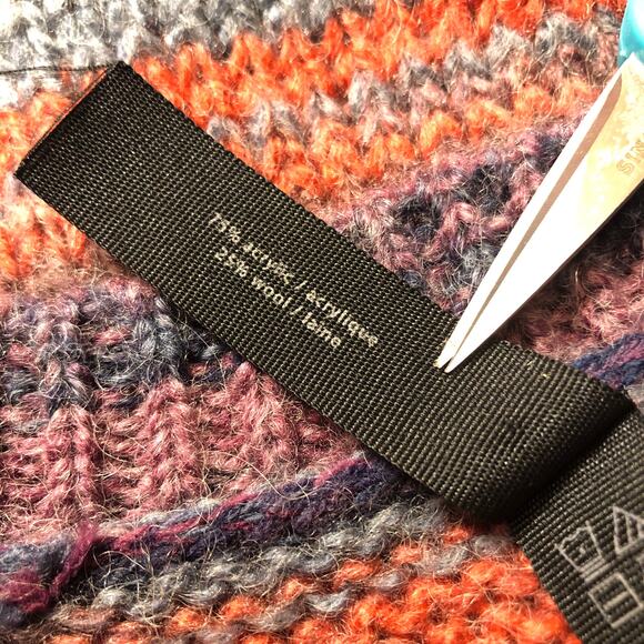 Aeropostale High-Low Sweater Crew Neckline Long Sleeves Size XL Purple - Picture 9 of 9